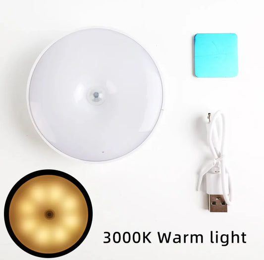 New Wireless Motion Sensor Night Light with USB Charging