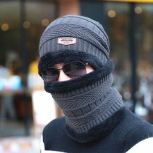 Winter Knitting Cap and Neck Wool Warmer