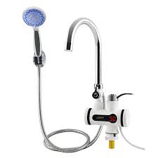 Electric Hot Water Heater Tap, Instant water Heating Tap with Shower