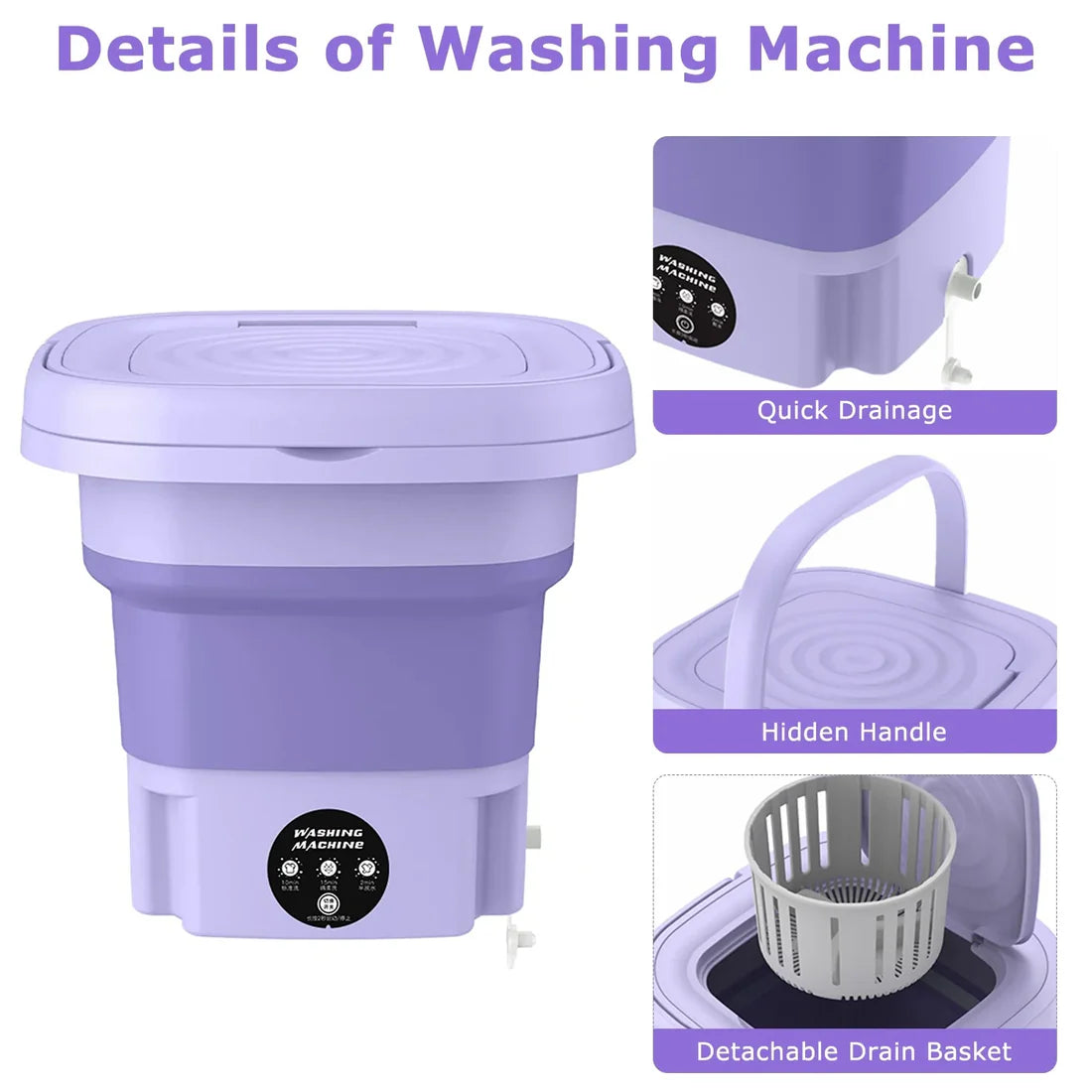 Mini Portable Baby Washing Machine