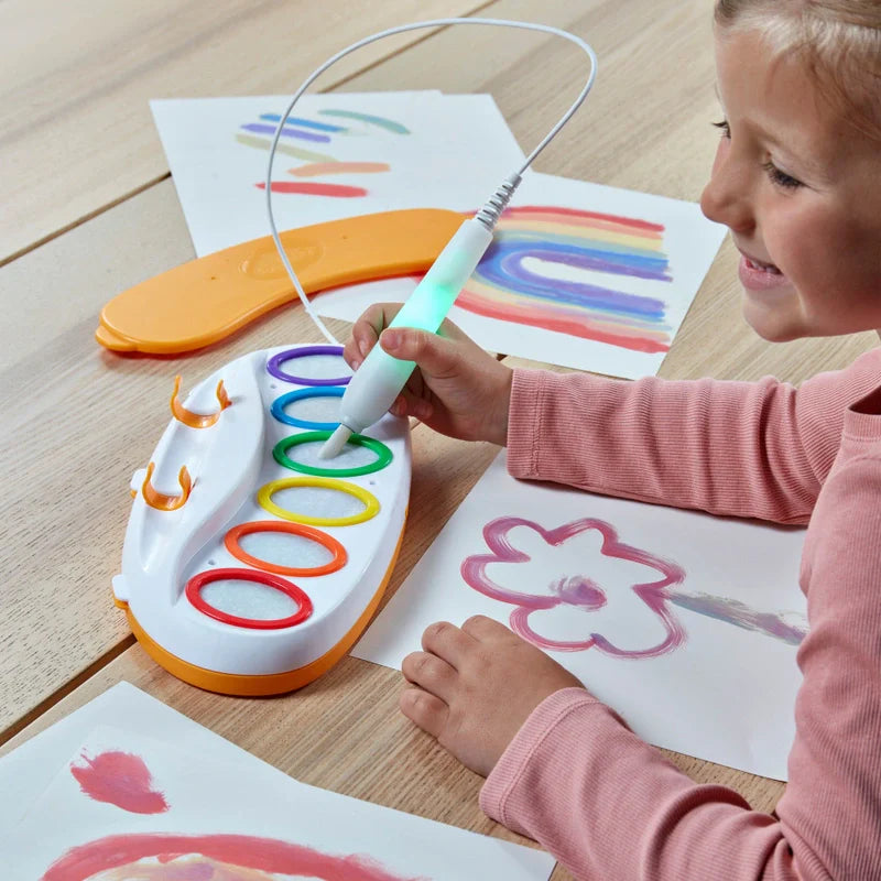 Magical Paint Brush Coloring Kit for Kids – Mess Free Magic Drawing Set with Color Recognition & Special Paper
