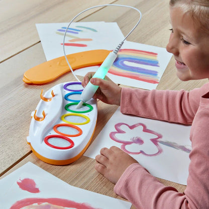Magical Paint Brush Coloring Kit for Kids – Mess Free Magic Drawing Set with Color Recognition & Special Paper