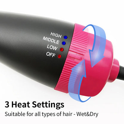 3 in 1 Electric Hot Air Hair Brush