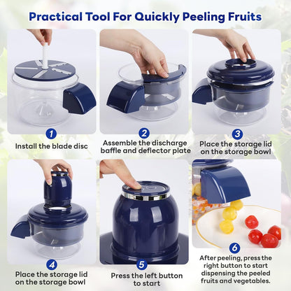 Rechargeable Automatic Fruit & Vegetable Peeler Machine