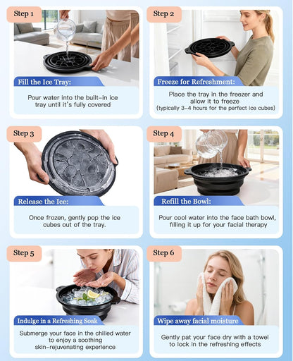 Silicone Ice Face Bowl