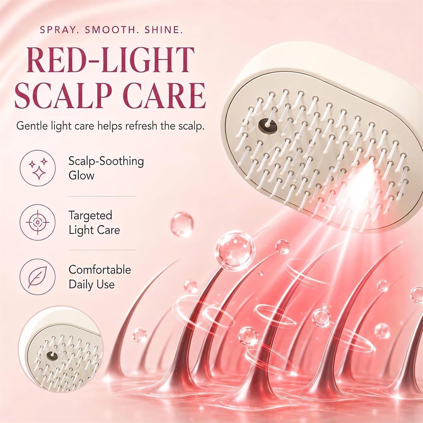 Electric Spray Air Cushion Comb