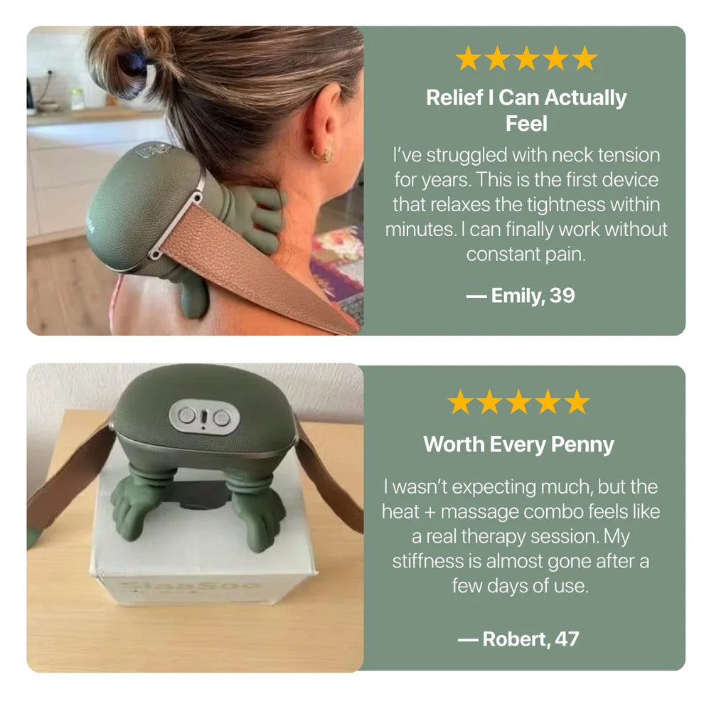 Rechargeable Deep Tissue Back & Shoulder Massager