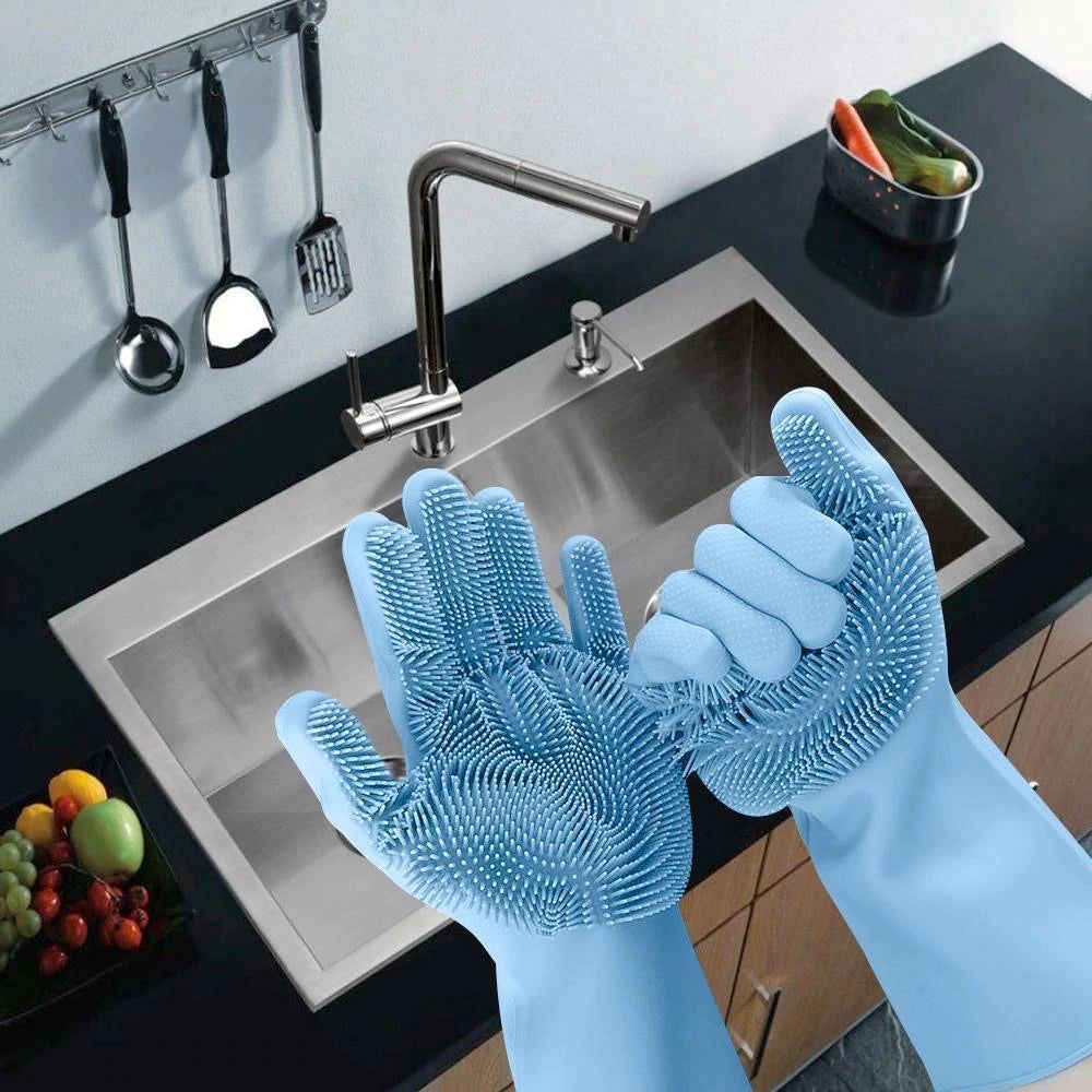 Dish washing gloves