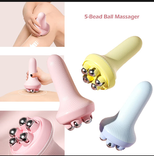 360° Handheld Massage Ball Roller for Back, Neck, Shoulders & Legs