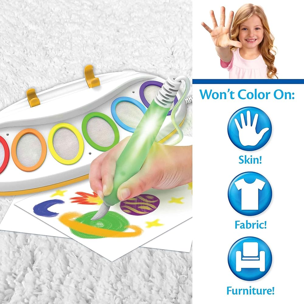 Magical Paint Brush Coloring Kit for Kids – Mess Free Magic Drawing Set with Color Recognition & Special Paper
